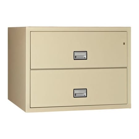 Phoenix Safe International Phoenix Safe Lateral 44" 2-Drawer Fire and Water Resistant File Cabinet, Putty - LAT2W44P LAT2W44P